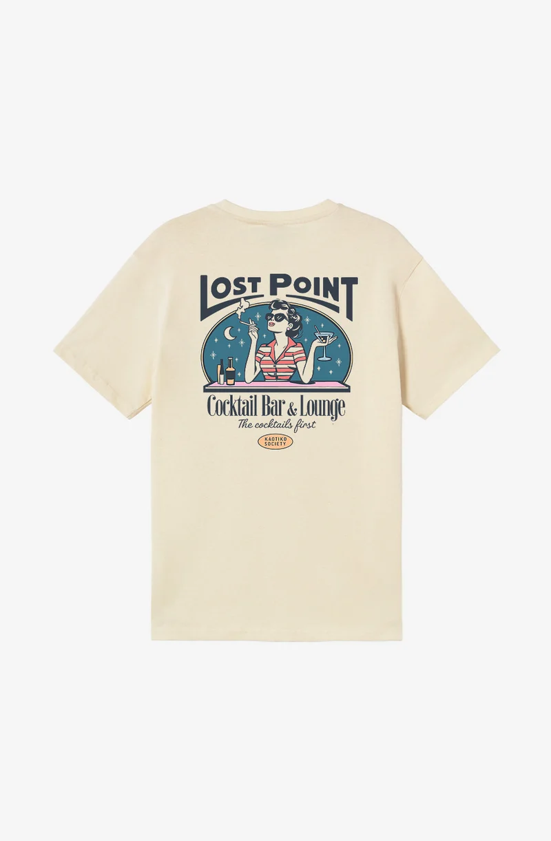 T-shirt Lost Point Woman Organic Cotton Ivory