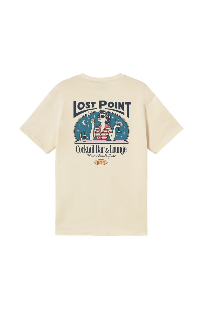 T-shirt Lost Point Woman Organic Cotton Ivory