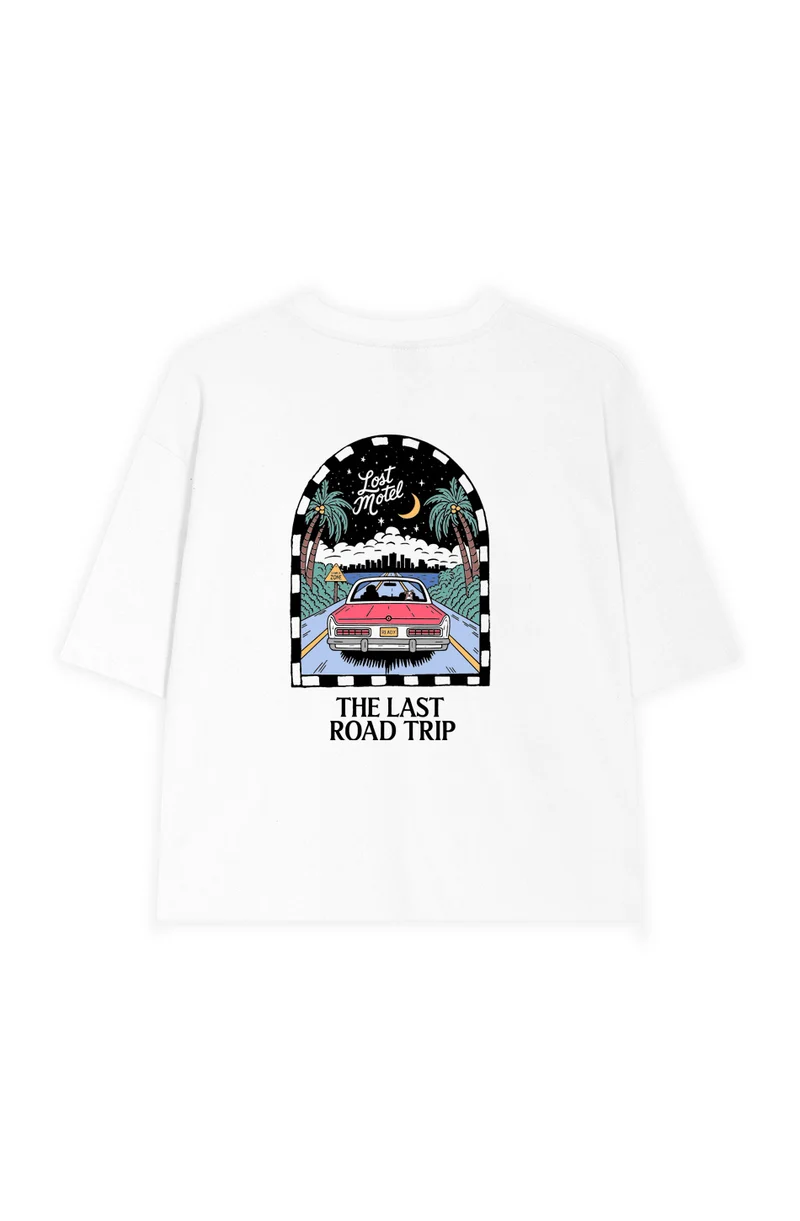 T-shirt The Last Road Trip Organic Cotton White