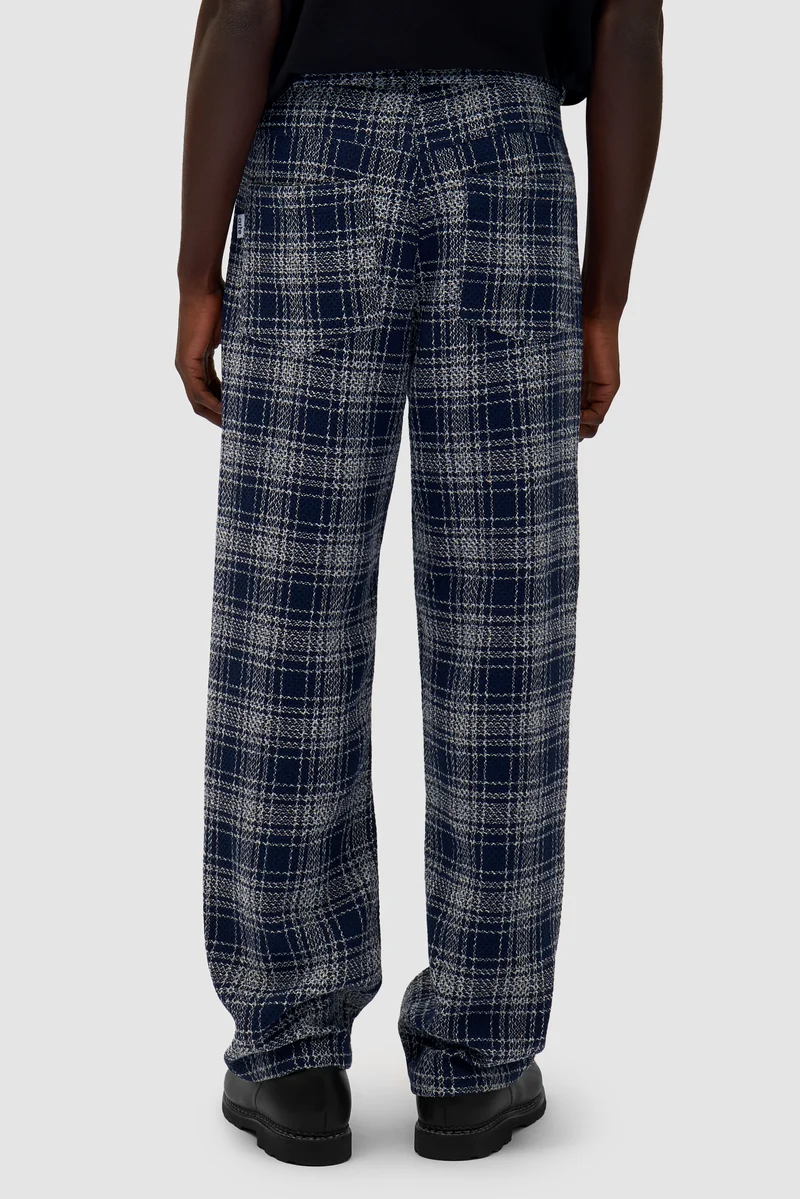 Pantalon en tissu carré - Plaid