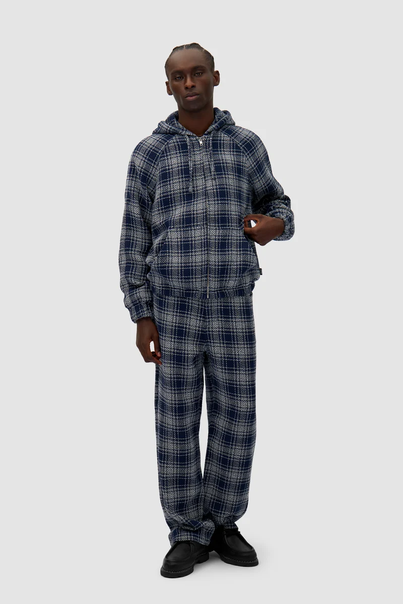 Pantalon en tissu carré - Plaid