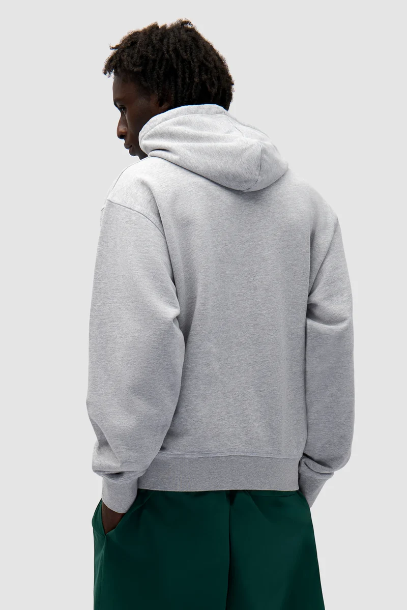 Sweat à capuche Duo Logo - Gris