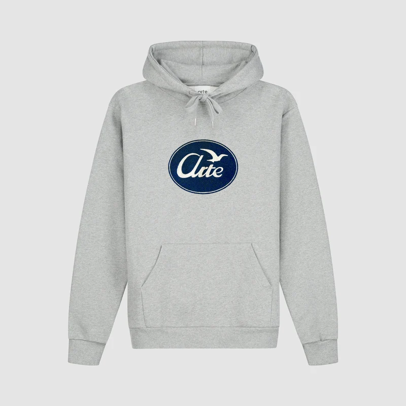 Sweat à capuche Big Bird - Gris