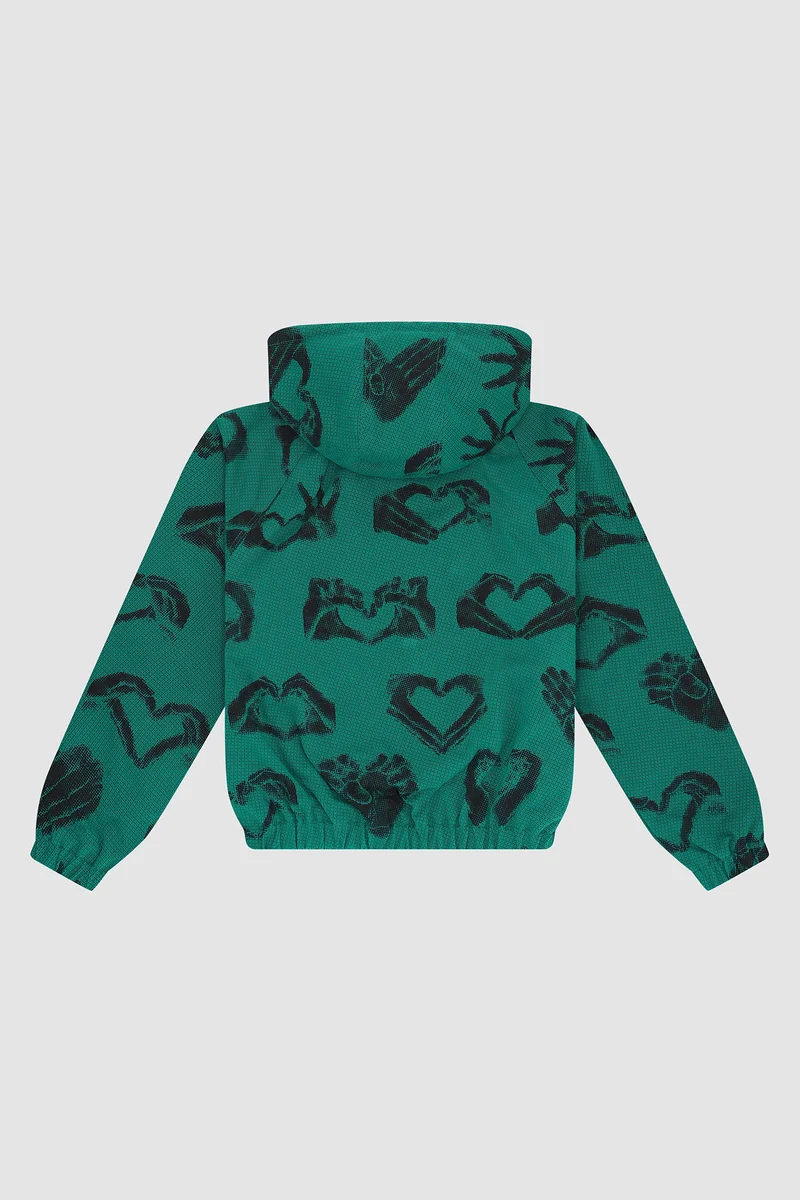 Veste imprimée Hands - Vert