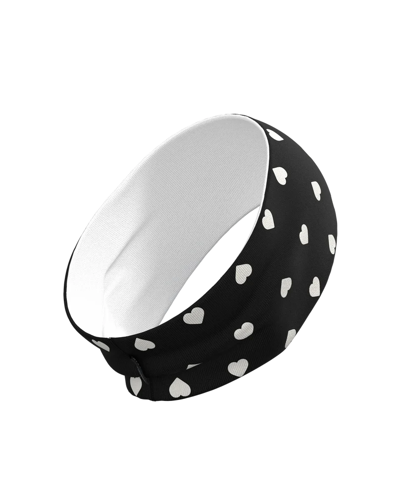 HEADBAND HEARTRUNNEUSE BLACK