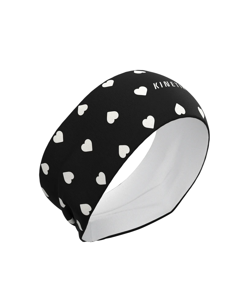 HEADBAND HEARTRUNNEUSE BLACK