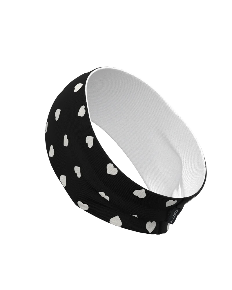 HEADBAND HEARTRUNNEUSE BLACK