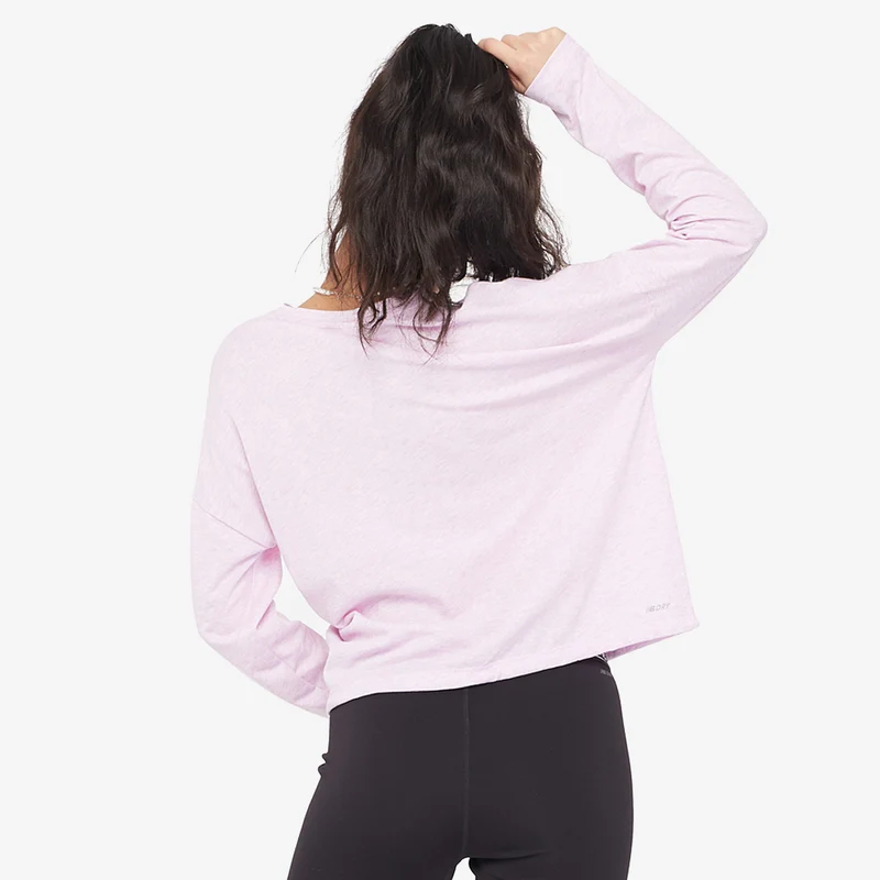 New Balance Womens Heather Tech Long Sleeve