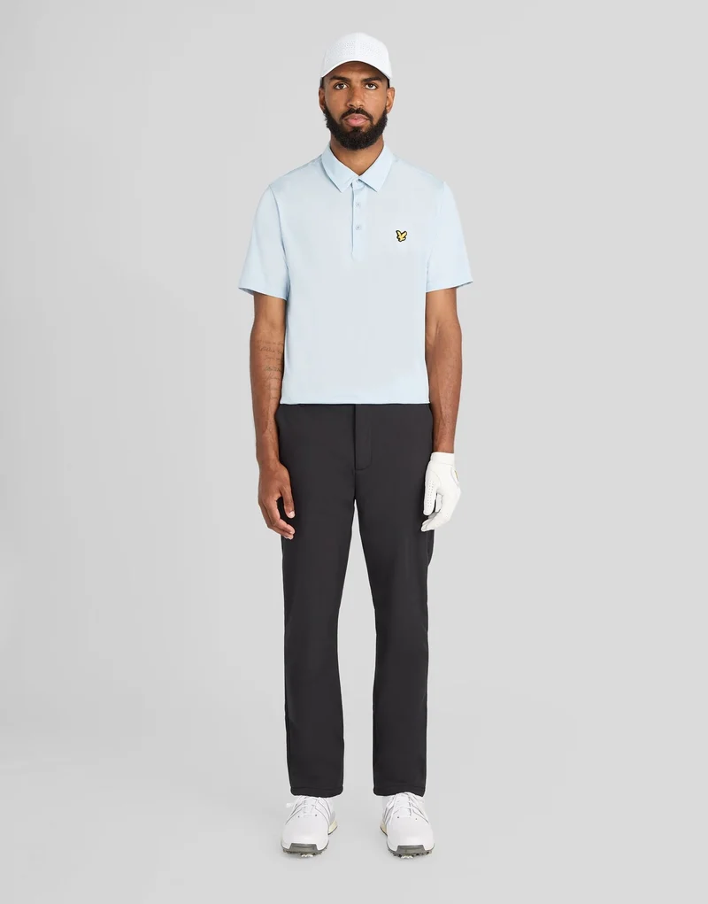 Microstripe Technical Polo Shirt