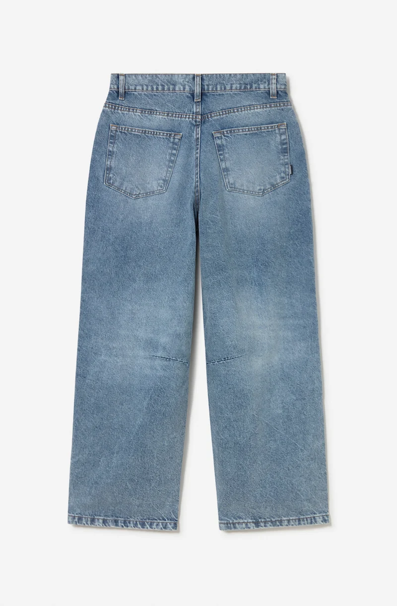 Pantalon Baggy Ballon Denim Blue