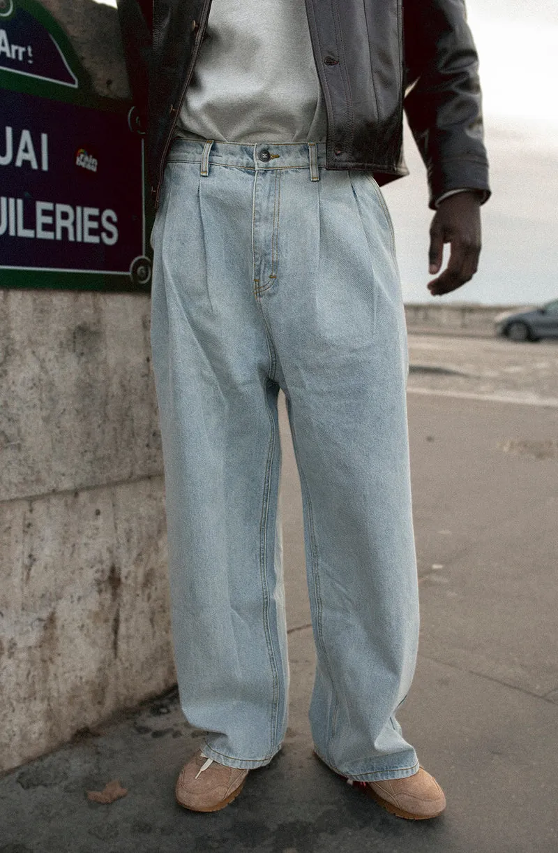 Pantalon Wide Leg Coffee Club Denim Acid