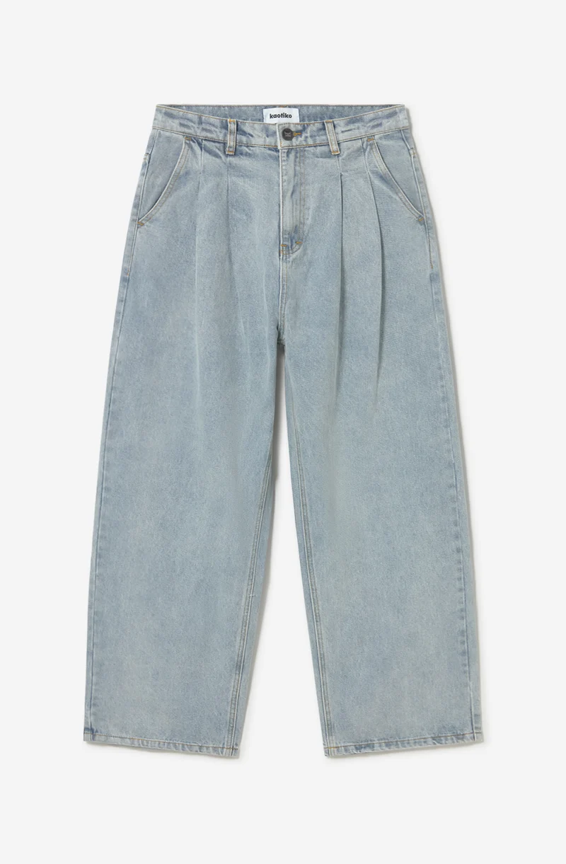 Pantalon Wide Leg Coffee Club Denim Acid