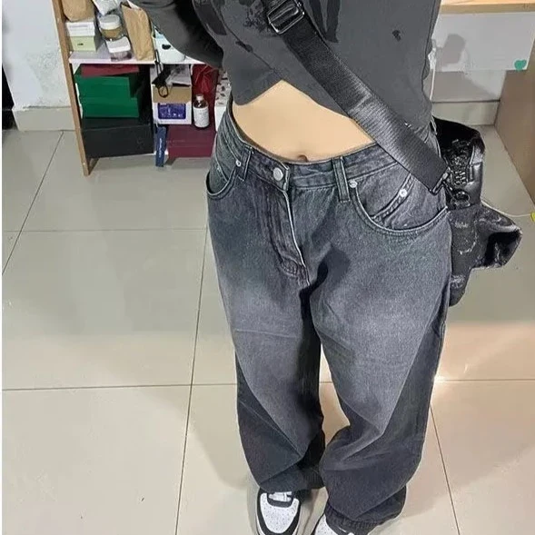 Jean Baggy noir femme