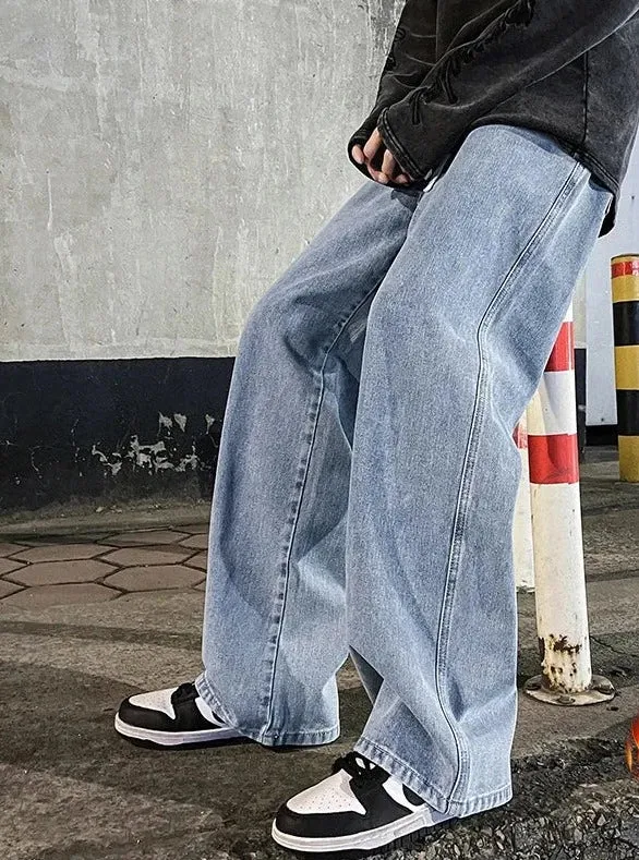 Baggy bleu homme