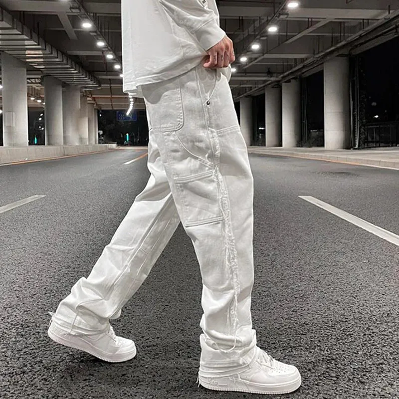 Baggy blanc Homme