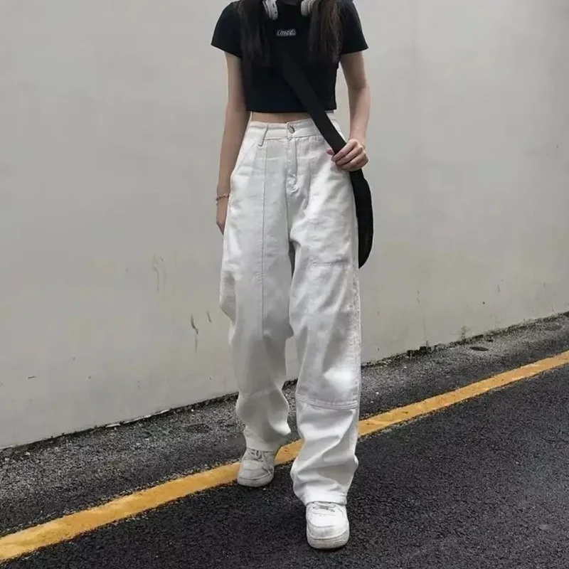Baggy blanc Femme