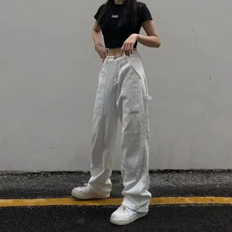 Baggy blanc Femme
