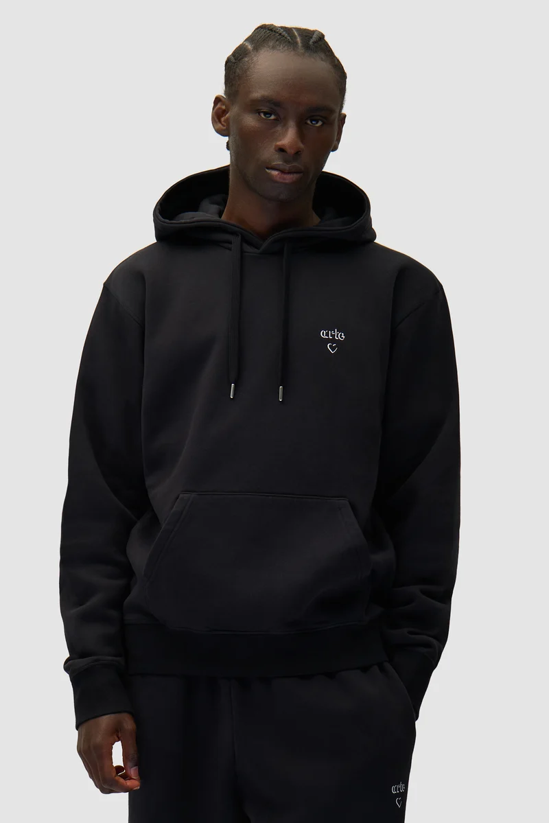 Arte Heart Hoodie - Noir