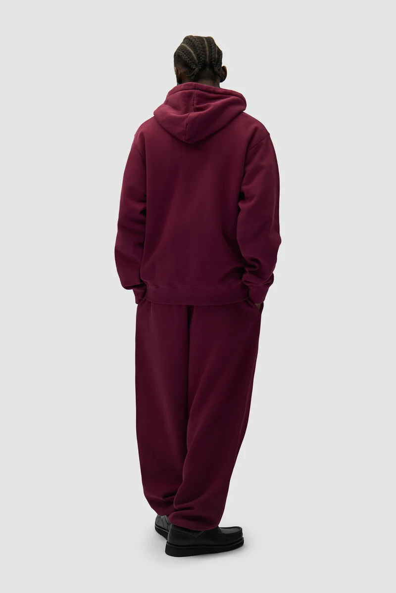 Arte Heart Hoodie - Bordeaux
