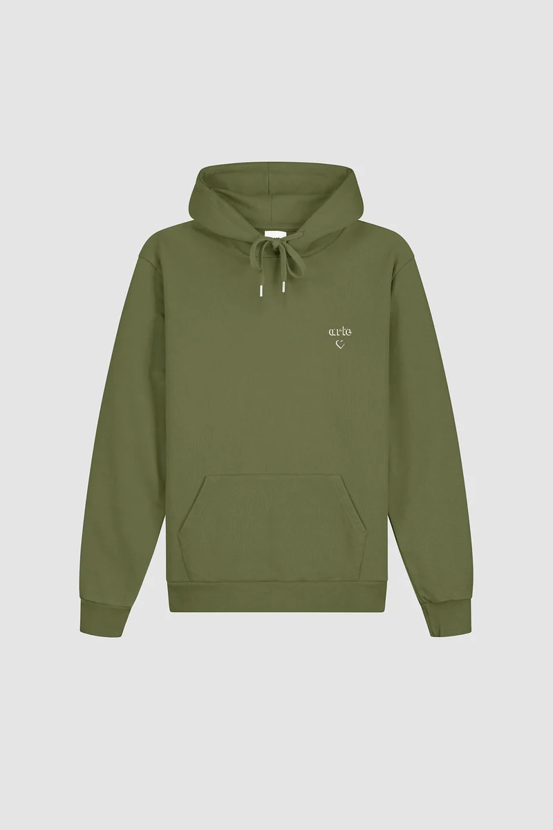 Arte Heart Hoodie - Vert