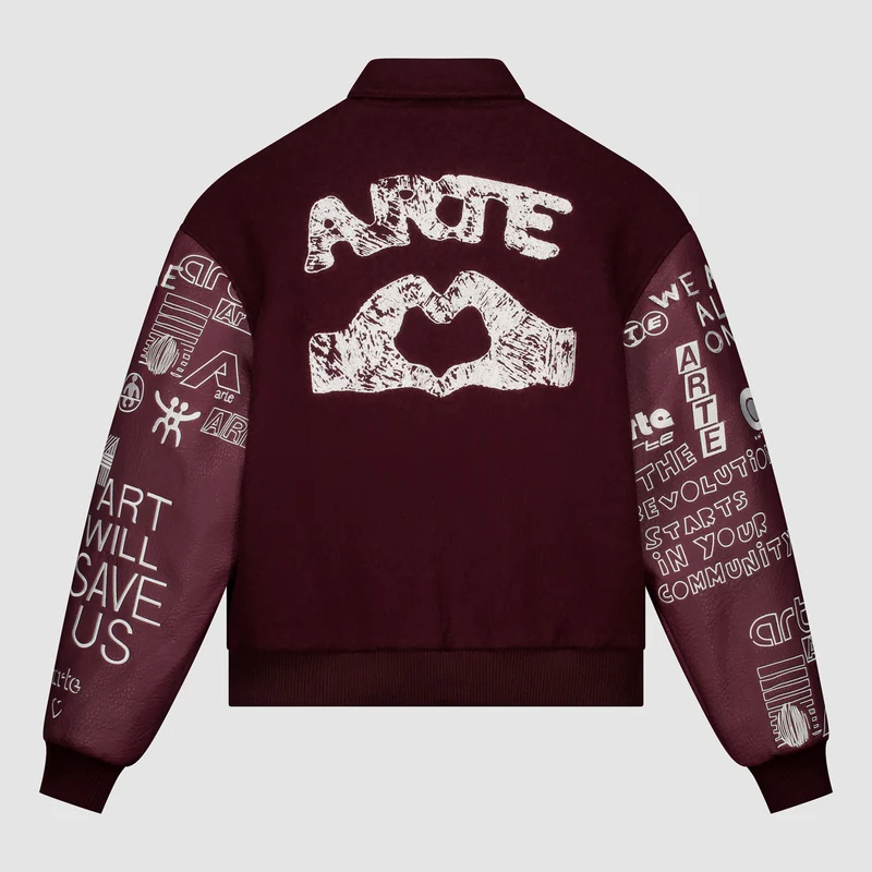 Veste de survêtement Graffiti - Bordeaux