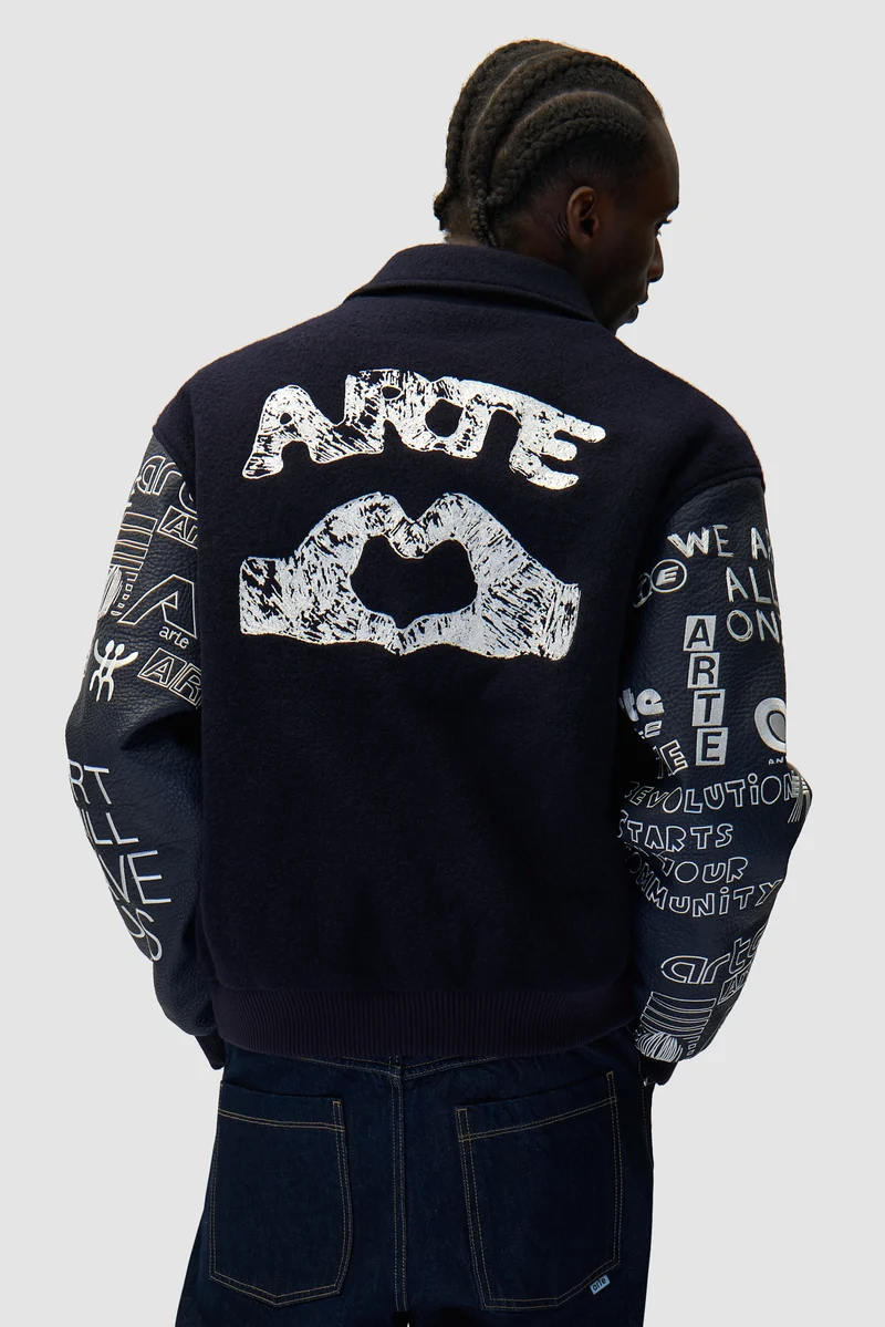 Veste de survêtement Graffiti - Marine