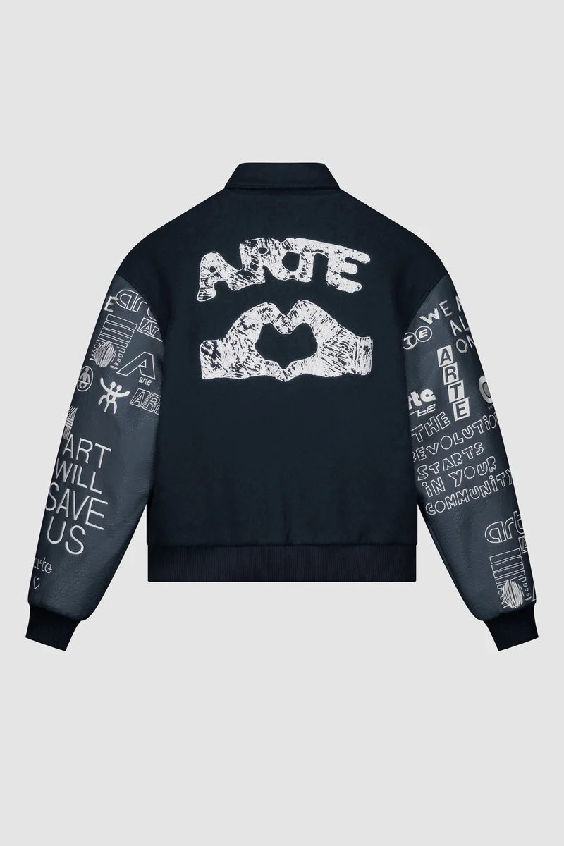 Veste de survêtement Graffiti - Marine