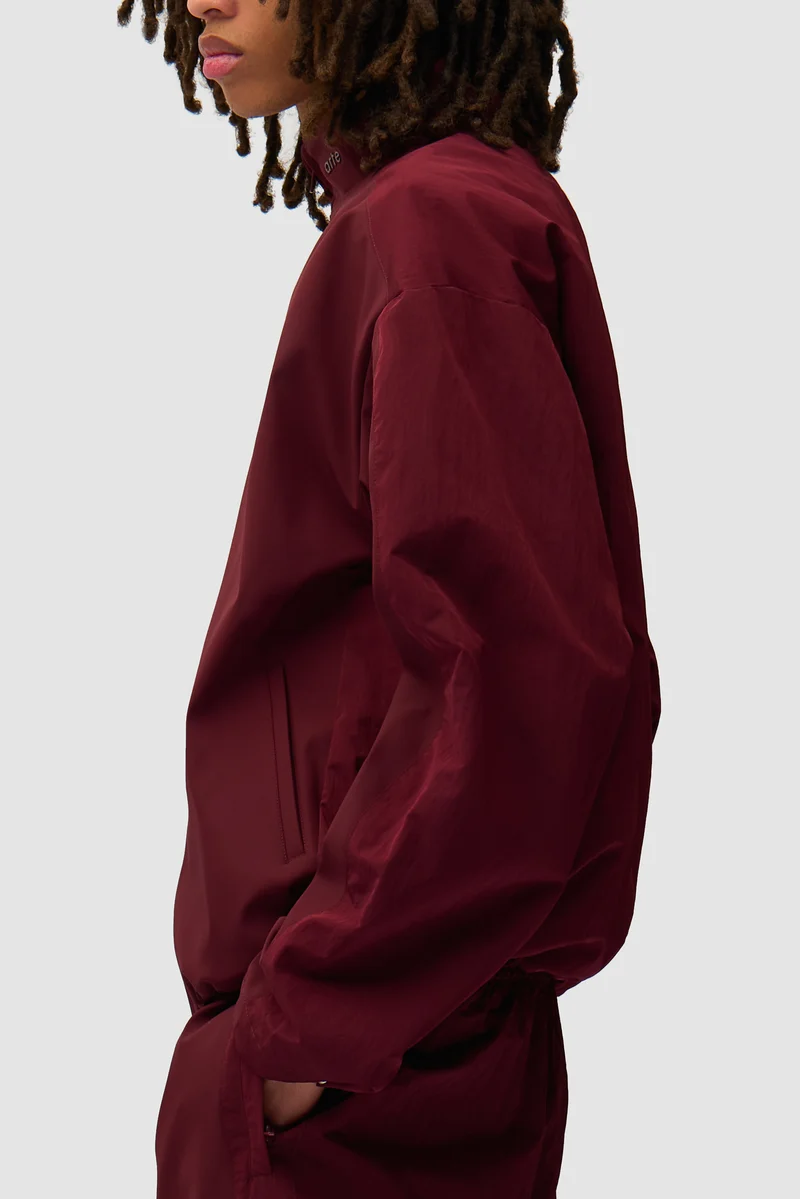 Veste de survêtement en nylon - Bordeaux