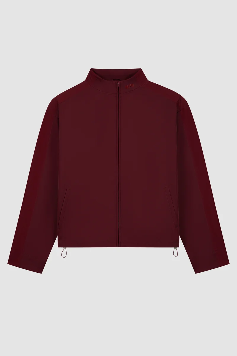 Veste de survêtement en nylon - Bordeaux