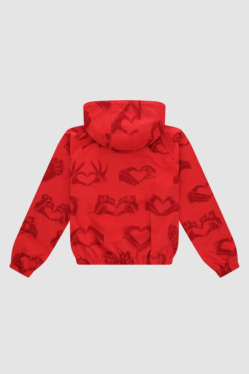 Veste imprimée Hands - Rouge