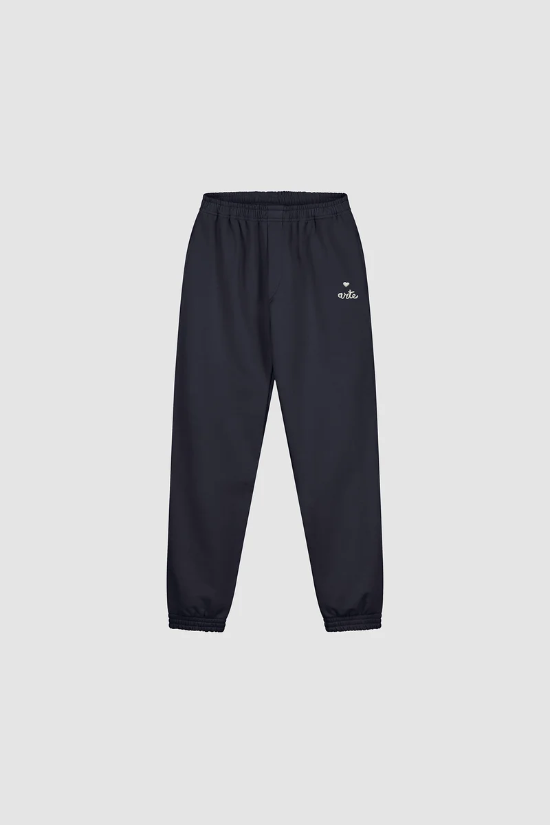 Pantalon de survêtement avec logo en forme de cœur - Marine