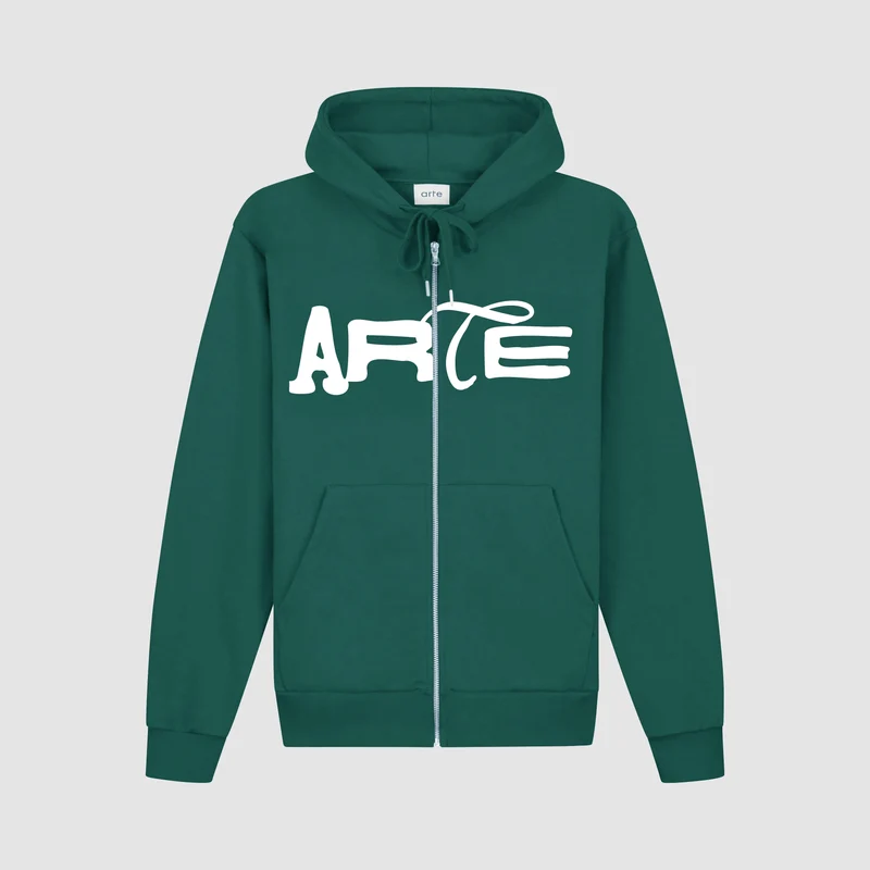 Sweat à capuche zippé Energy - Vert