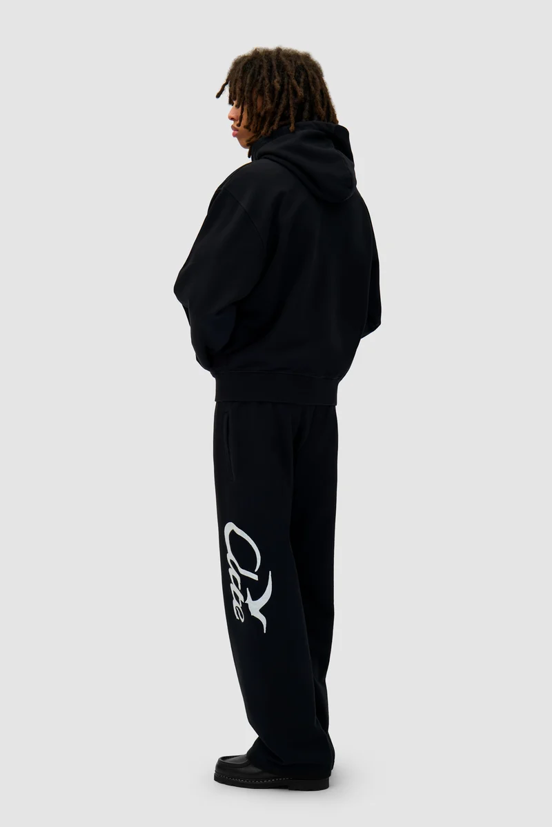 Sweat à capuche zippé - Noir