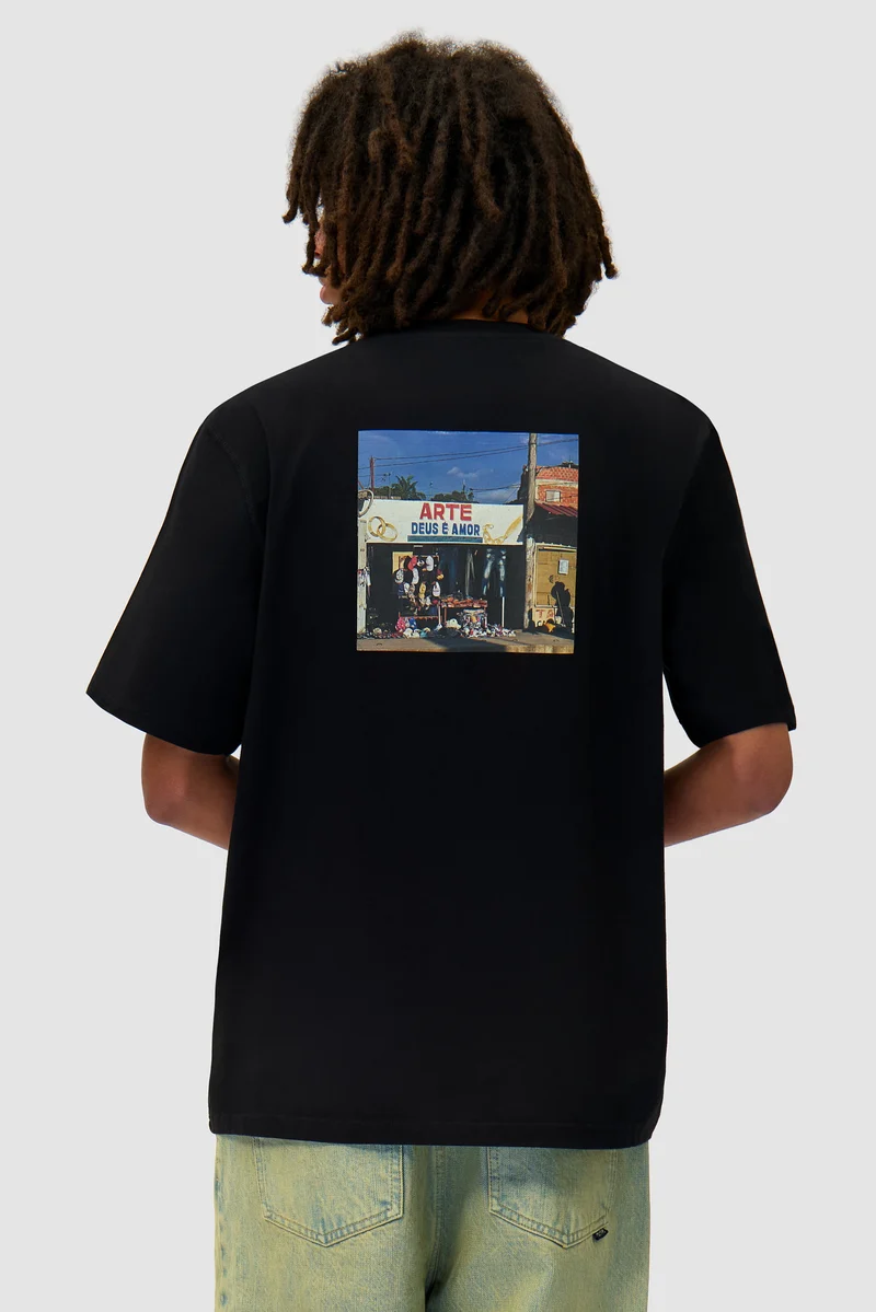 T-shirt Photoprint - Noir