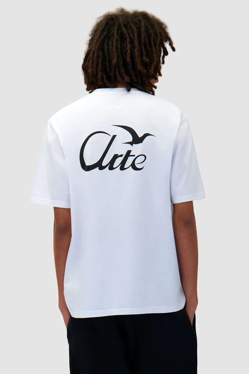 T-shirt imprimé oiseaux - blanc