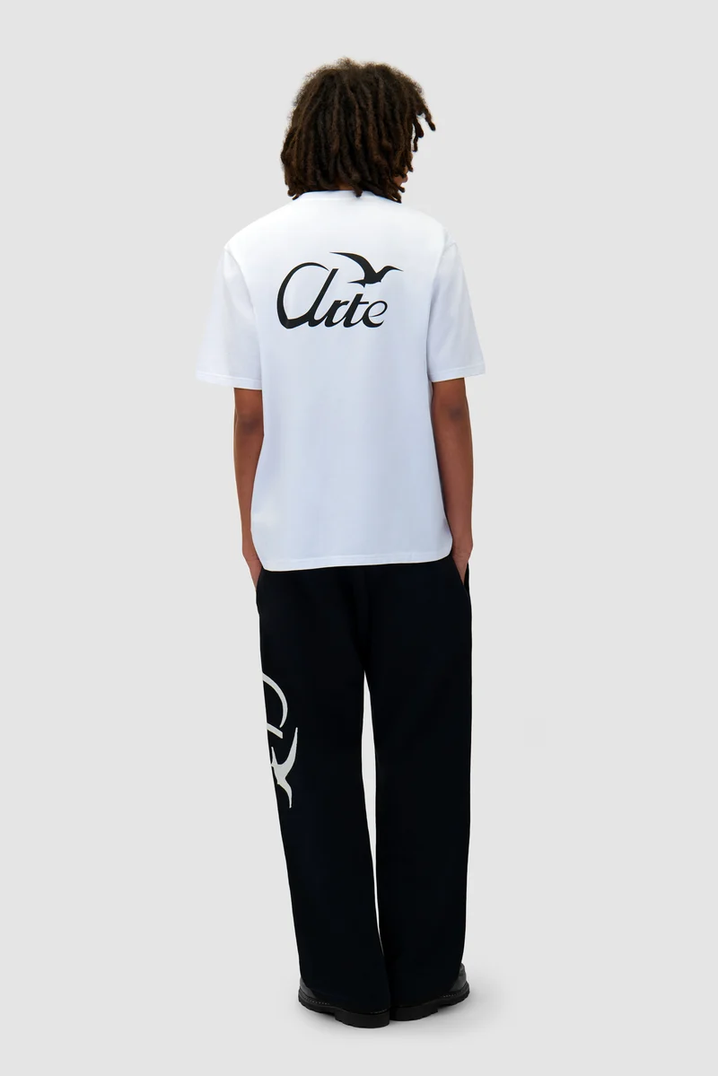 T-shirt imprimé oiseaux - blanc