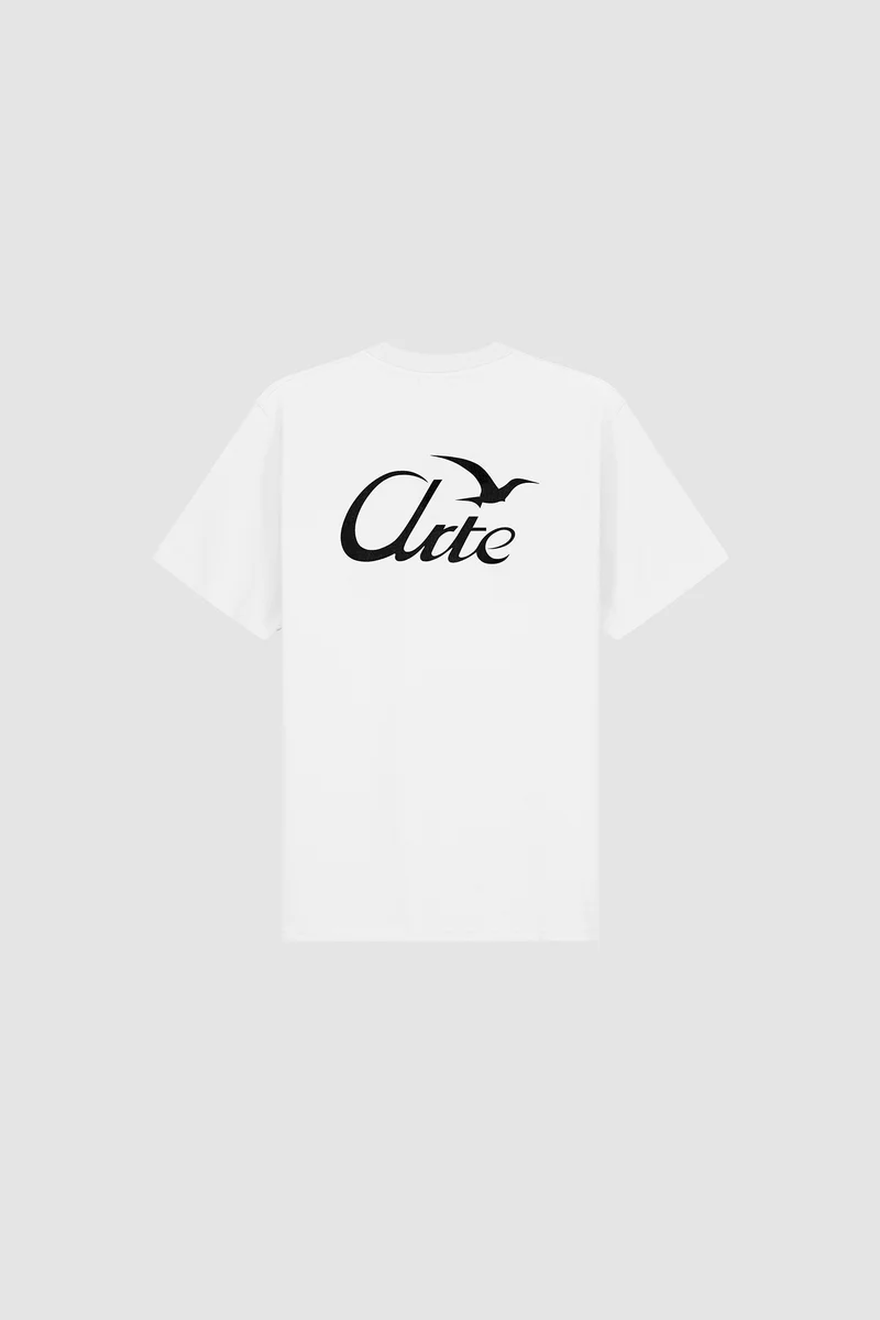 T-shirt imprimé oiseaux - blanc