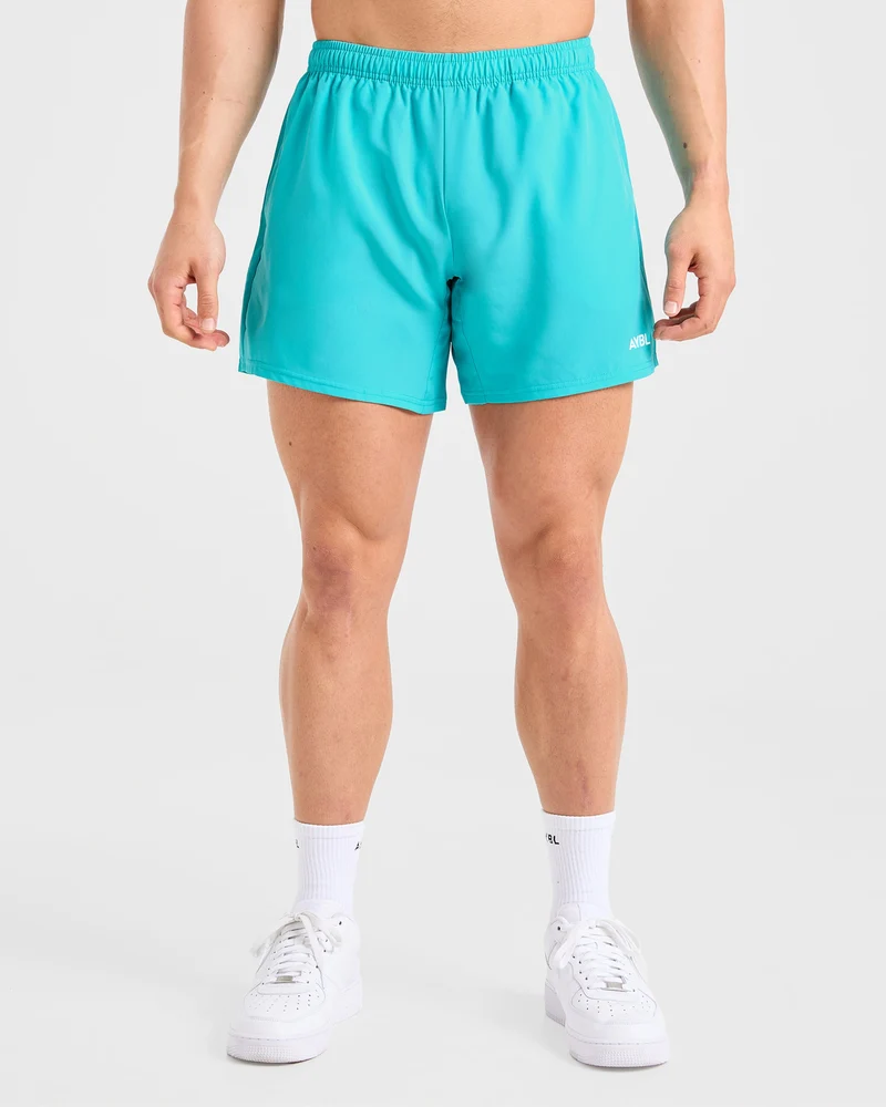Core 5" Shorts - Aqua Bleu