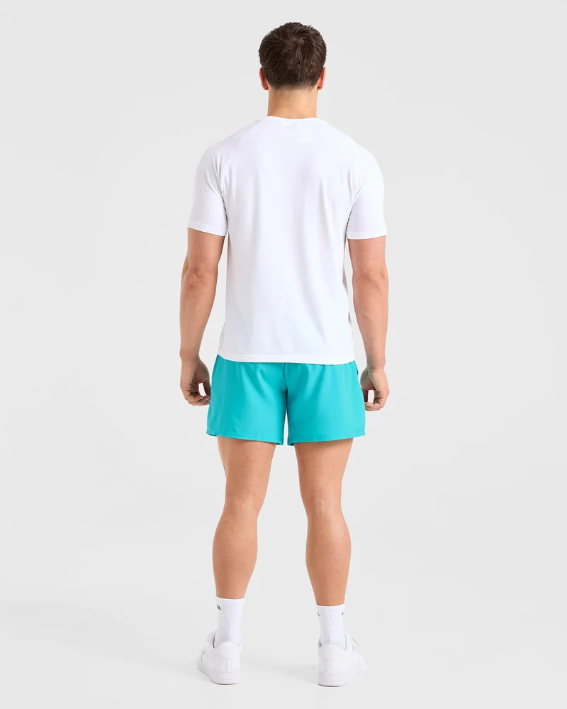 Core 5" Shorts - Aqua Bleu