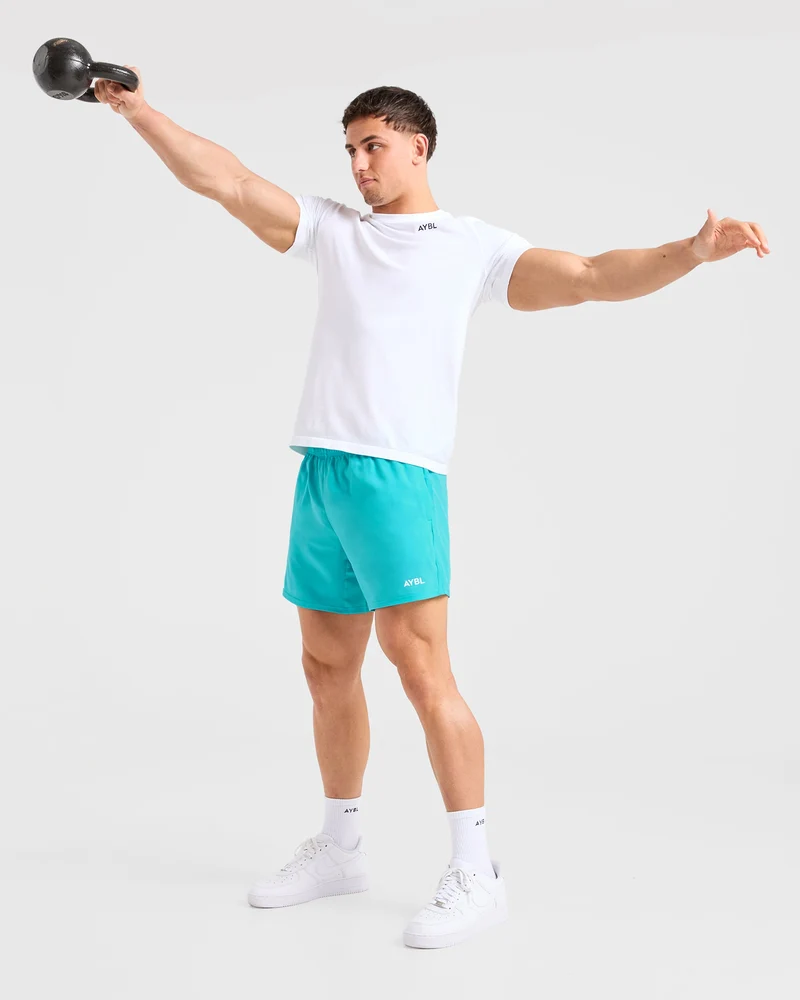 Core 5" Shorts - Aqua Bleu