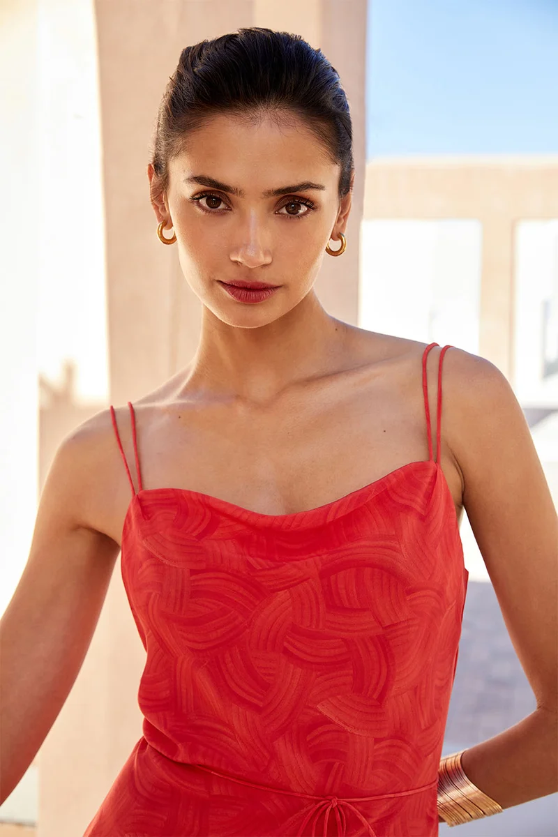 Robe Fatale en soie Rivière Grenadine