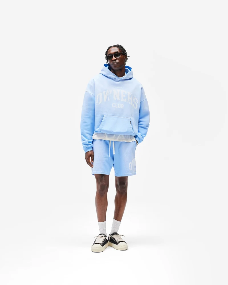 Represent Owners Club Mesh Short - Sky Blue