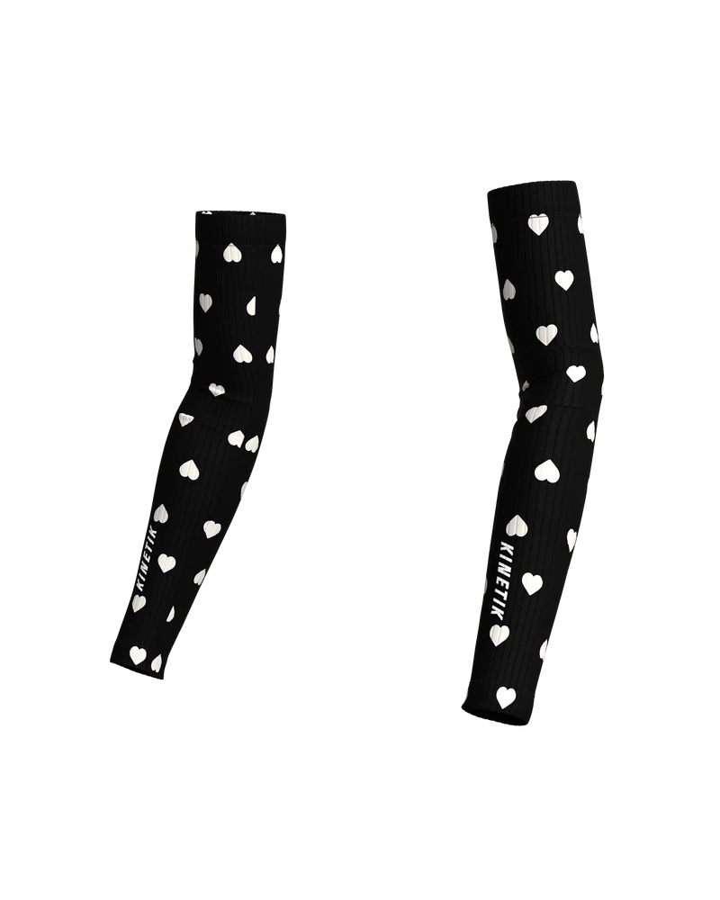 ARMWARMERS HEARTRUNNEUSE BLACK