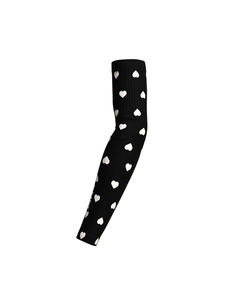 ARMWARMERS HEARTRUNNEUSE BLACK