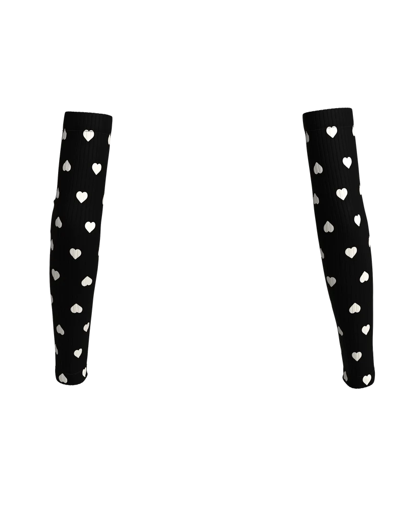 ARMWARMERS HEARTRUNNEUSE BLACK