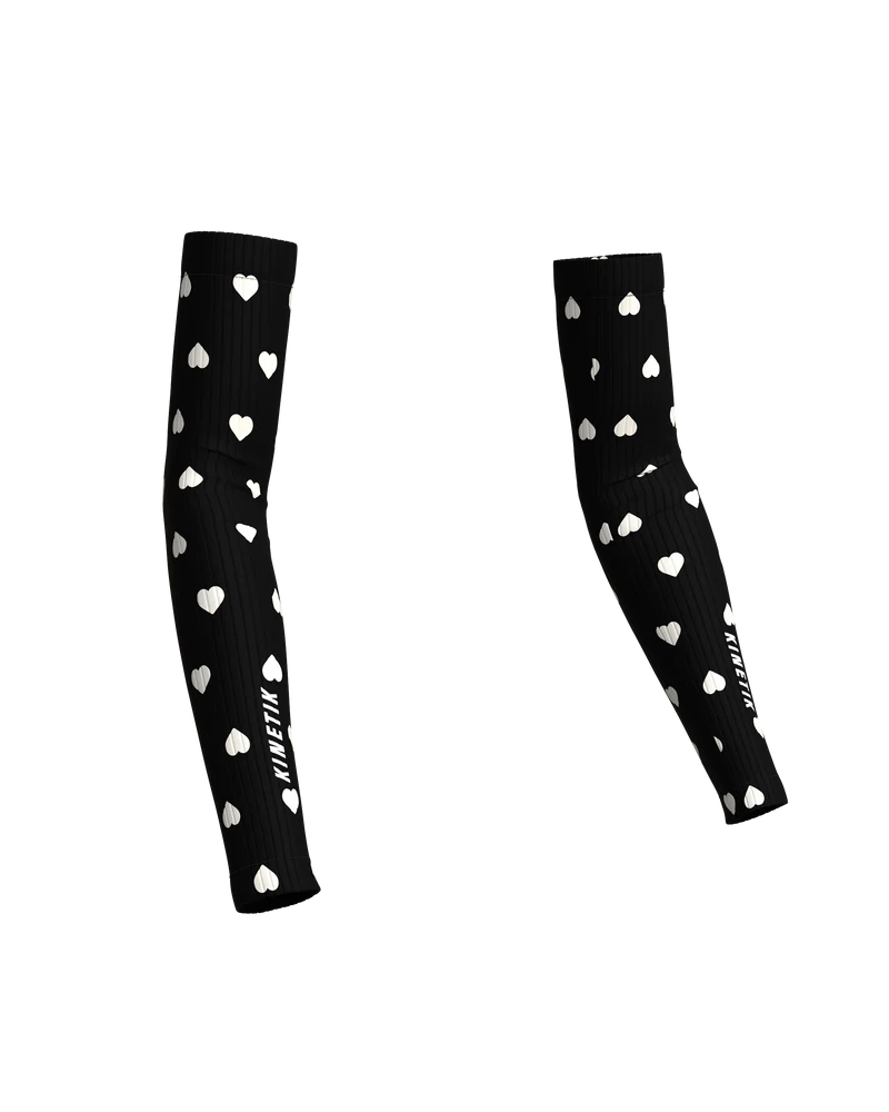ARMWARMERS HEARTRUNNEUSE BLACK