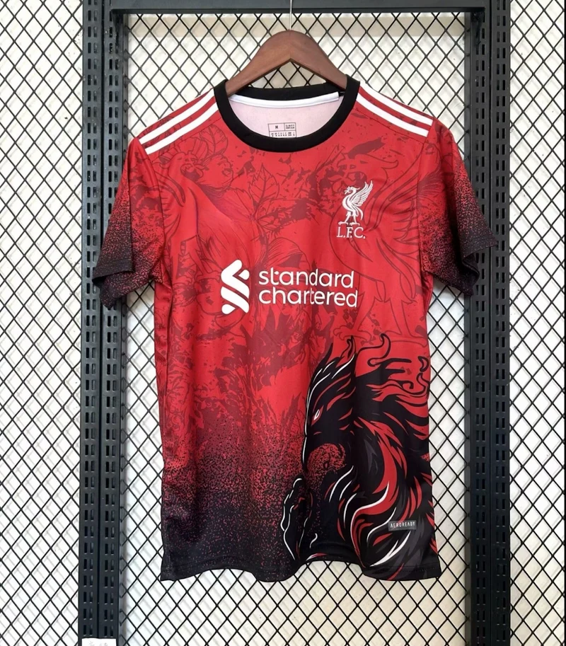Maillot 24/25 Liverpool Rouge Spécial Dragon
