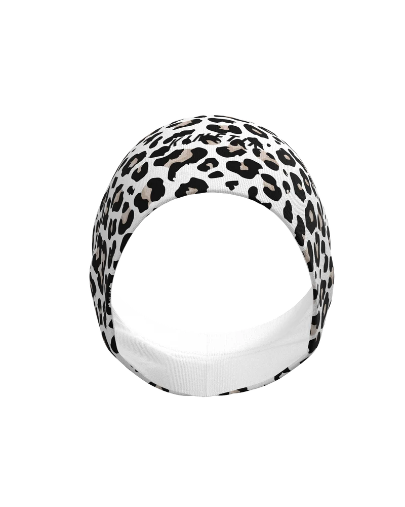 HEADBAND LEOPARD SNOW