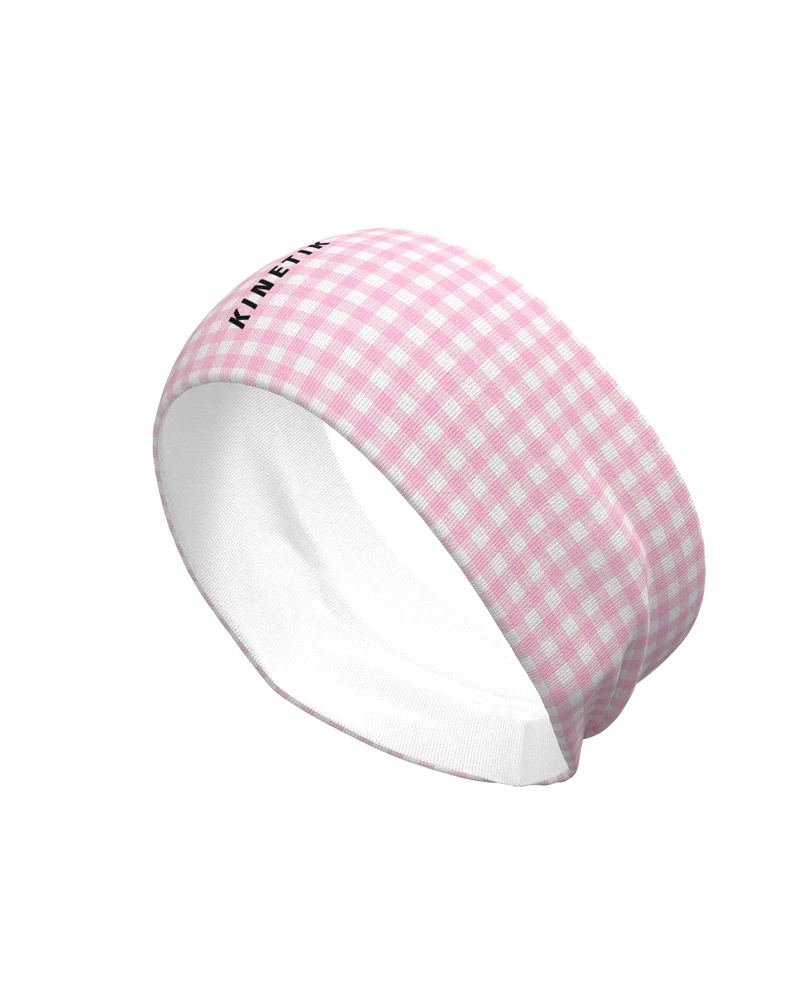 HEADBAND VICHY PINK
