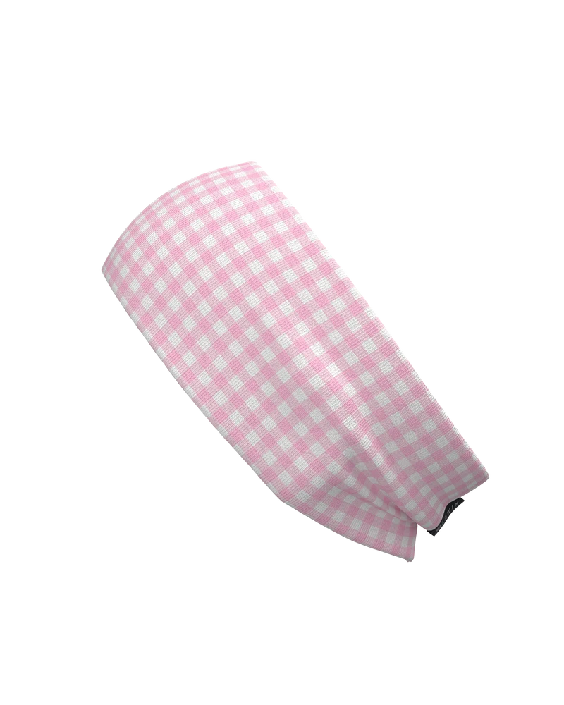 HEADBAND VICHY PINK